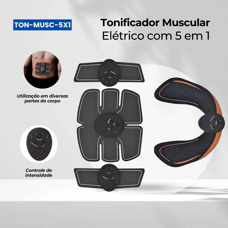 Tonificação Estimulação Muscular Massageador Fit