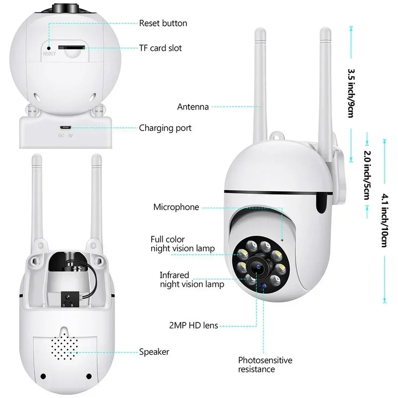 Cameras Wifi Video proteção de segurança externa