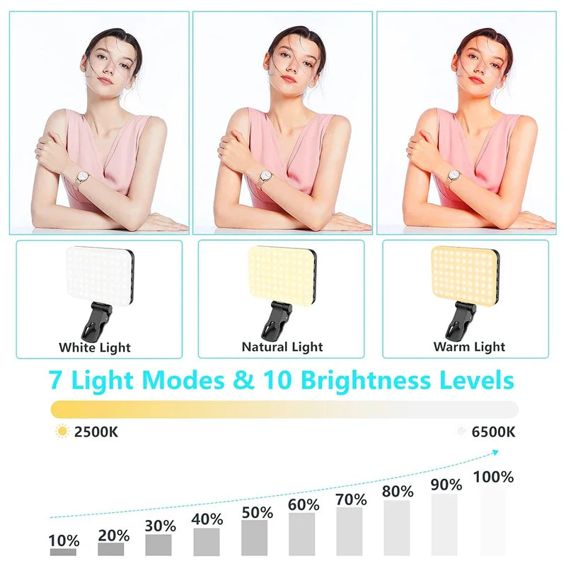 Nova luz de selfie, 60 LED luz